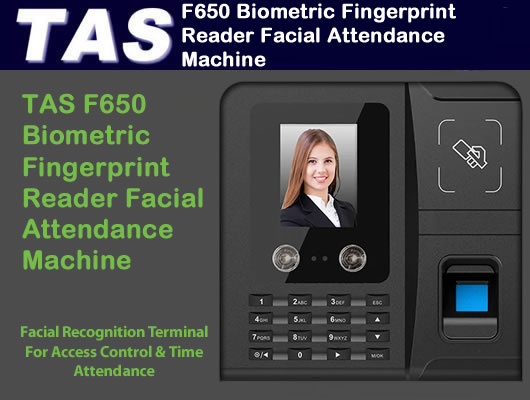 F650 Biometric Fingerprint Reader Facial Attendance Clocking Machine